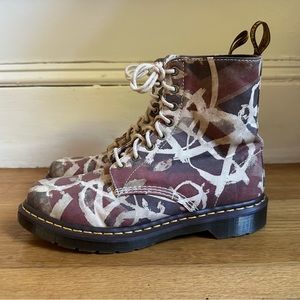 Dr. Martens Anarchy Heavy Canvas Union Jack 1460 Boots UNISEX UK8 EU42 US: M9W10